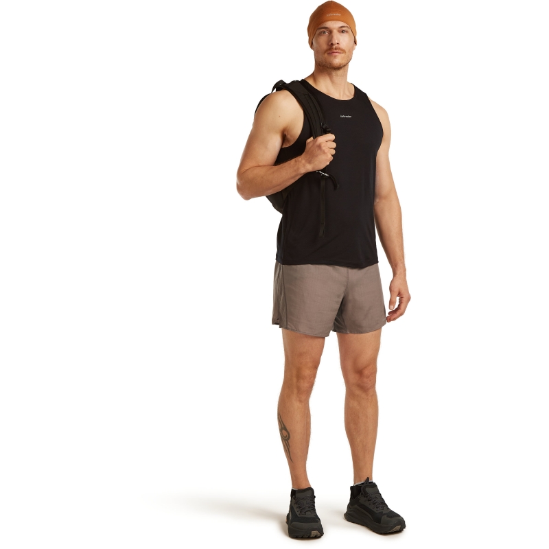 Icebreaker Mer 125 ZoneKnit Speed 6 Shorts Black