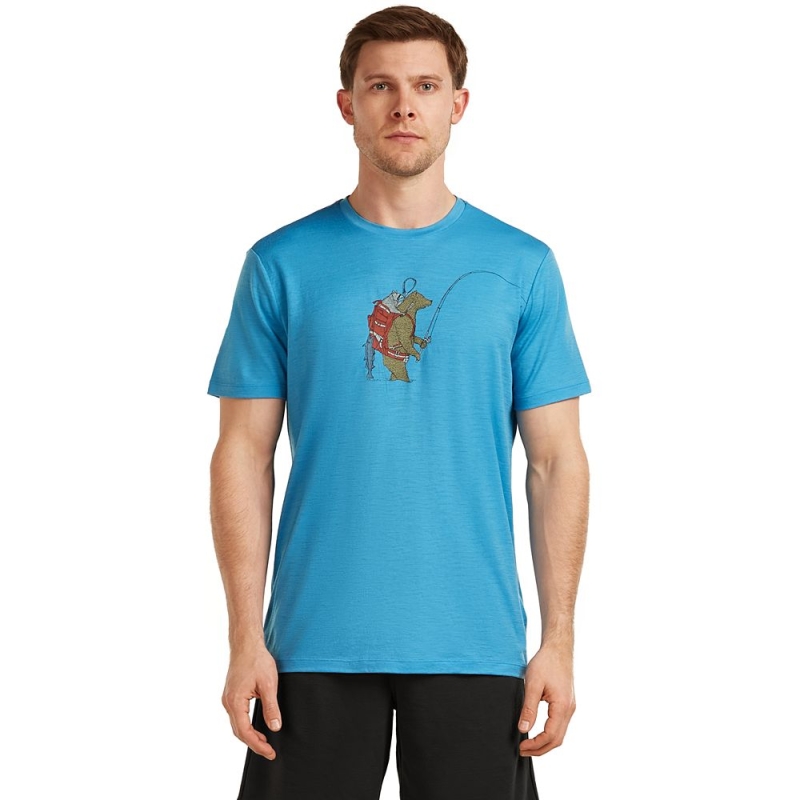 Icebreaker Mer 150 Tech Lite SS Tee Bear Catch Artic