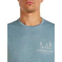 Icebreaker Mer 150 Tech Lite SS Tee Peaceful Pass Flint Blue