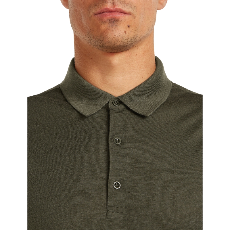 Icebreaker Mer 150 Tech Lite III SS Polo Dk Loden