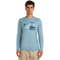 Icebreaker Mer 150 Tech Lite LS Tee Peak Bal Flint Blue