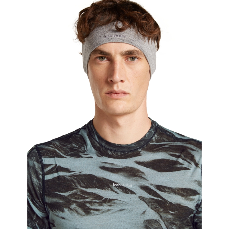 Icebreaker Cool-Lite Flexi Headband Metro Hthr