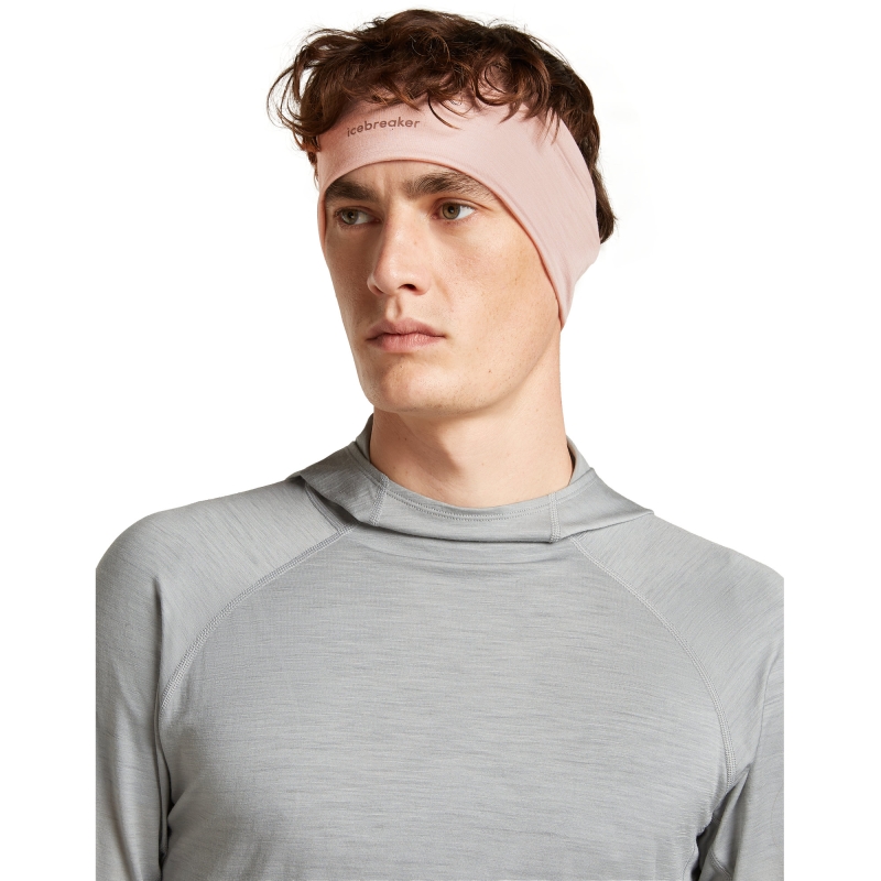 Icebreaker Cool-Lite Flexi Headband Piink Quartz
