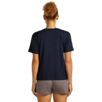 Icebreaker Mer 150 Tech Lite SS Relax V Neck Tee Women's Midnight Navy