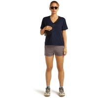 Icebreaker Mer 150 Tech Lite SS Relax V Neck Tee Women's Midnight Navy