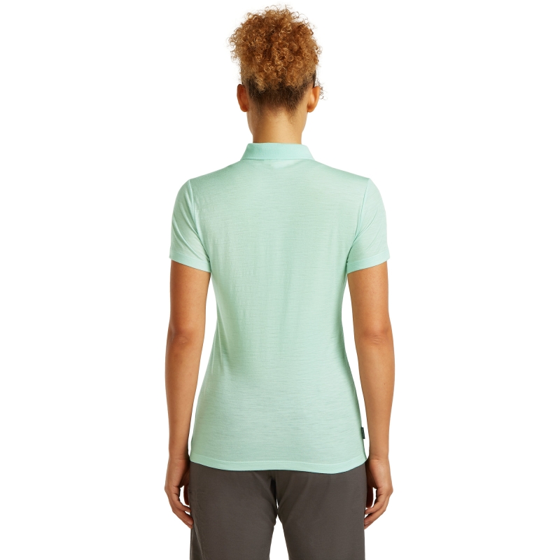 Icebreaker Mer 150 Tech Lite III SS Polo Women's Black
