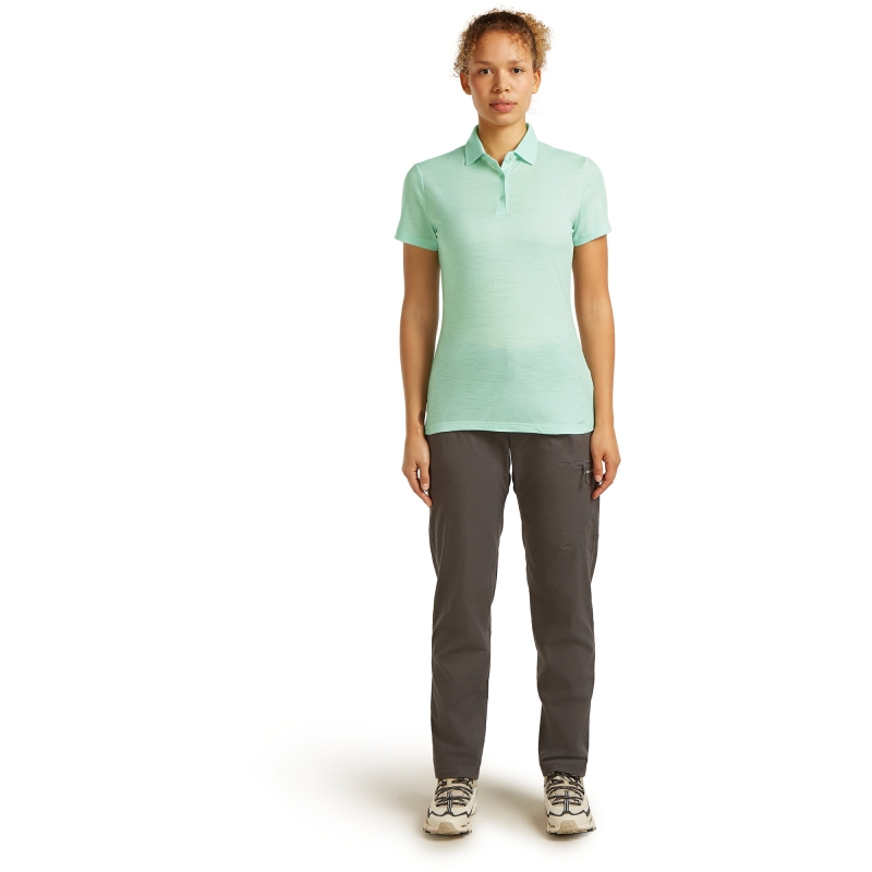 Icebreaker Mer 150 Tech Lite III SS Polo Women's Black