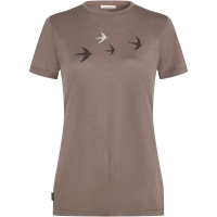Icebreaker Mer 150 Tech Lite SS Tee Bird Transit Women's Porcini