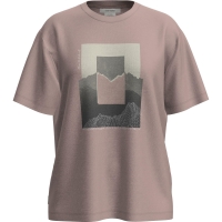 Icebreaker Mer 150 Tech Lite SS Relax T Mtn Shift Women's Pink Quartz t-shirt