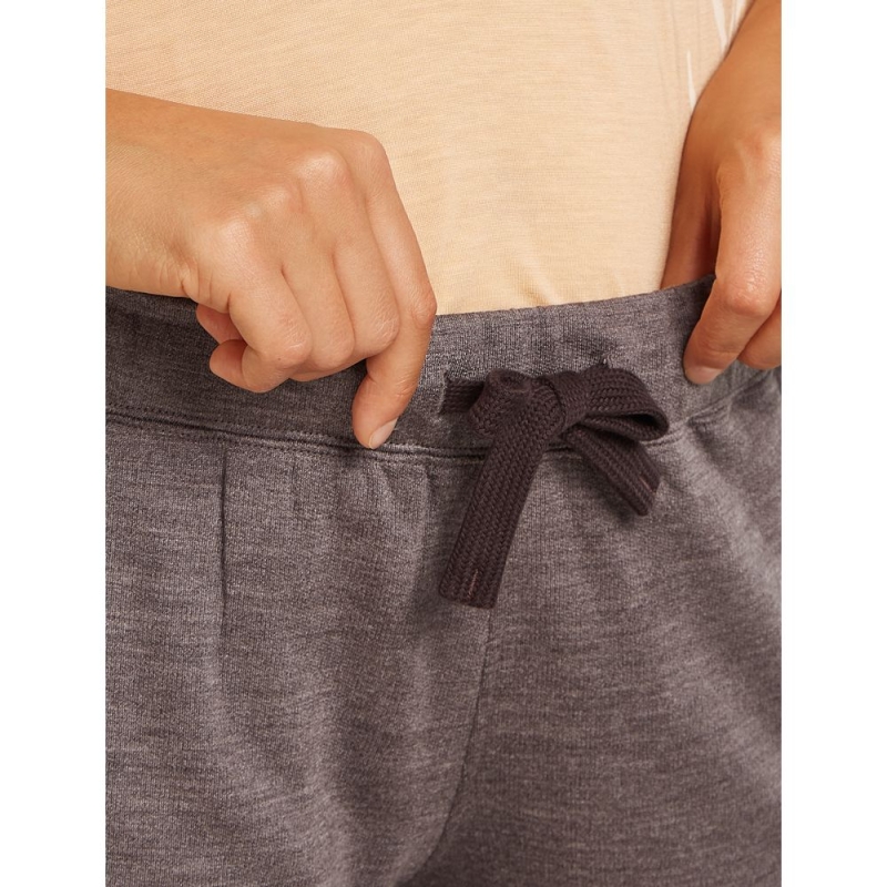 Icebreaker Mer Crush II Shorts Women's Bittersweet Hthr