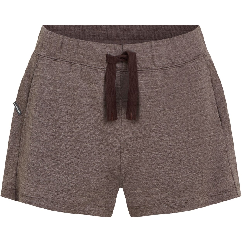 Icebreaker Mer Crush II Shorts Women's Bittersweet Hthr