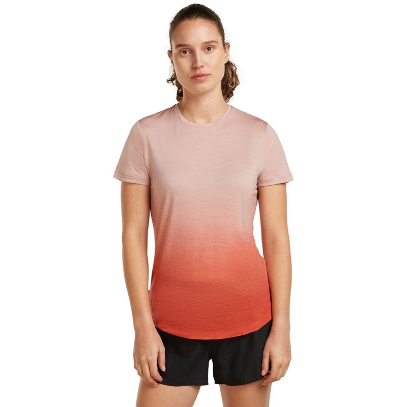 Icebreaker Mer 125 Cool-Lit Sphere SS Tee Alta Women's Pink Quartz