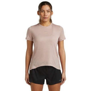 Icebreaker Mer 125 Cool-Lite Speed SS Slit Back Tee Women's Pink Quartz
