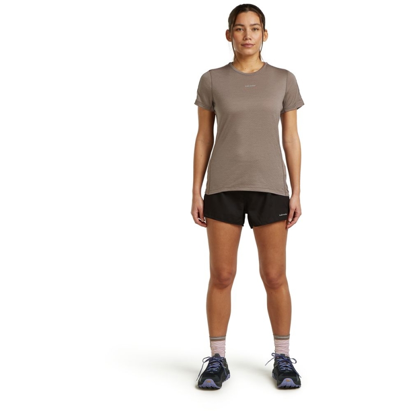 Icebreaker Mer 125 Cool-Lite Speed SS Tee Women's Porcini