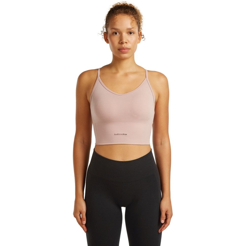 Icebreaker Mer 260 Seamless Rib Strappy Tank Women's Quartz
