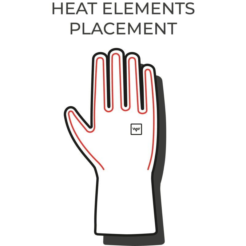 Heat-X Heated Blizzard Gloves HEOS049-Black