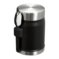 Stanley The Legendary Food Jar + Spork 0,4L Black 2.0