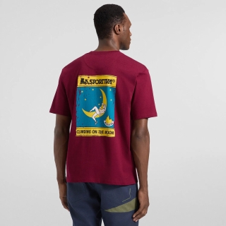 La Sportiva Moon Climb T-Shirt Redwood/Mountain Red