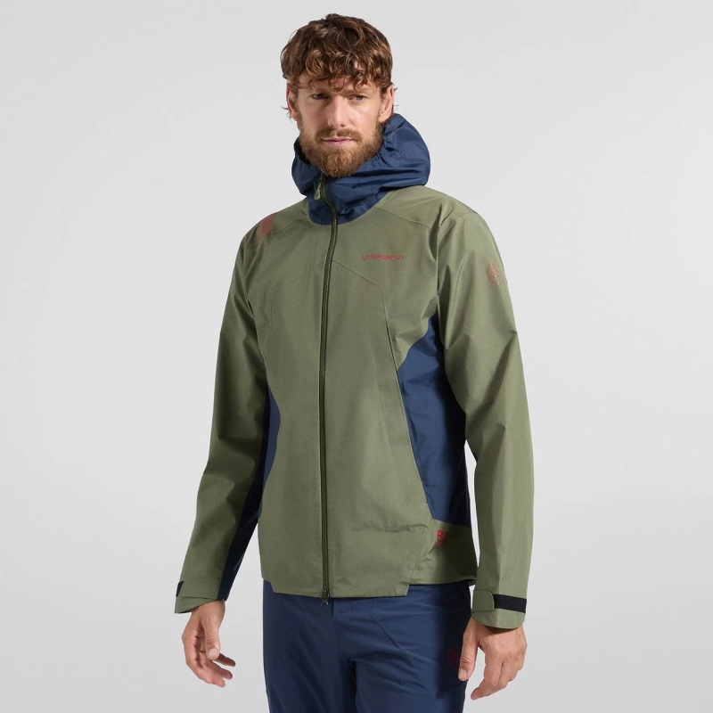 La Sportiva Discover Shell Jkt Cypress/Night Sky regenjas