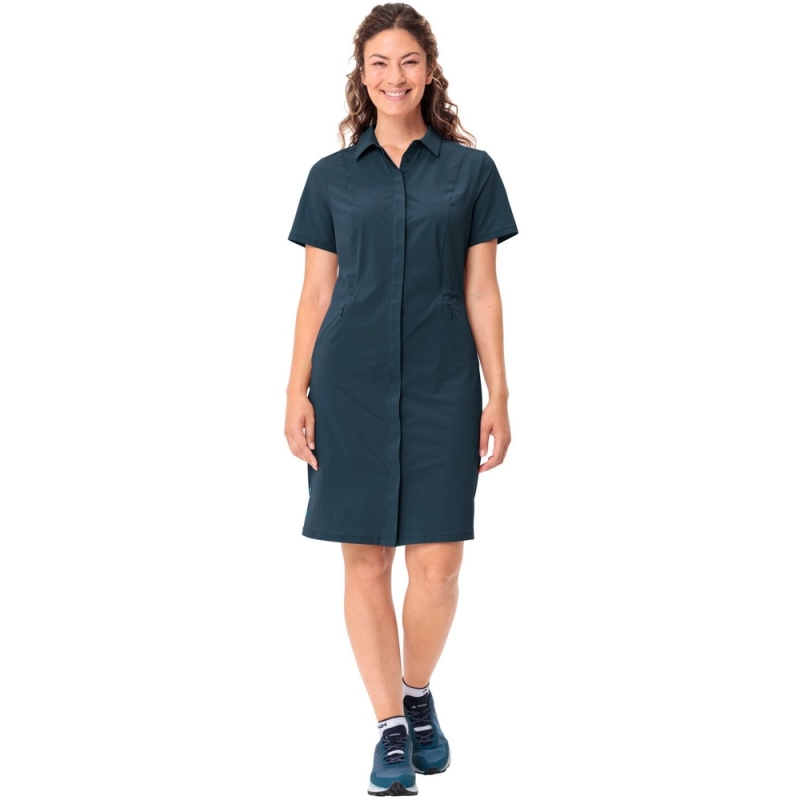 Vaude Farley Stretch Dress Women's Dark Sea