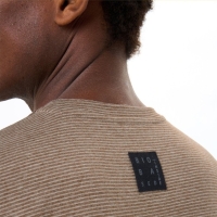 Vaude Mineo Striped T-Shirt II tobacco