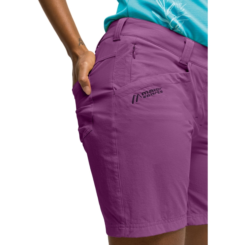 Maier Sports Lulaka Shorts Women's Bruised Boysenb/Black korte broek