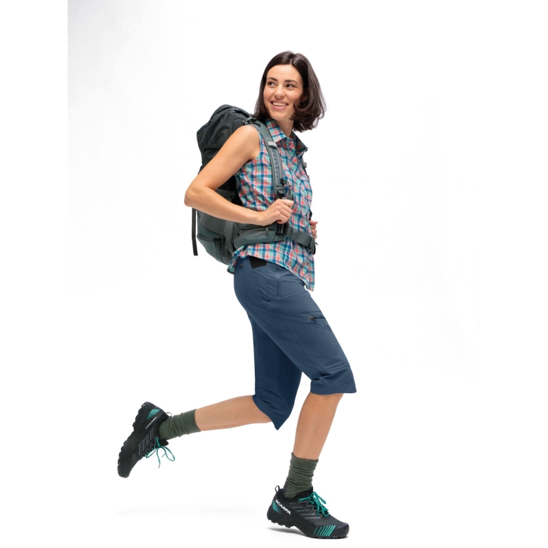 Maier Sports Inara slim Capri Vario Women's Ensign Blue korte broek