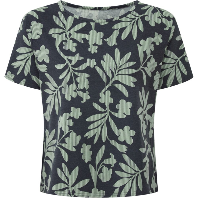 Sherpa Neha Relaxed Tee Women's Black Gurans