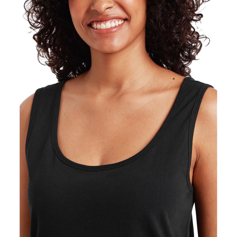 Sherpa Jutna Scoop Neck Tank women's Black