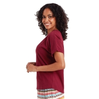 Sherpa Jutna V-Neck Tee Women's Wine