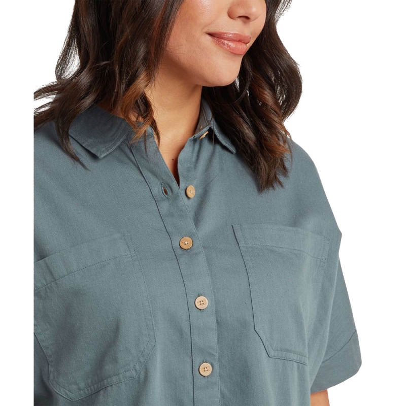 Sherpa Palmo SS Shirt Women's Stormy