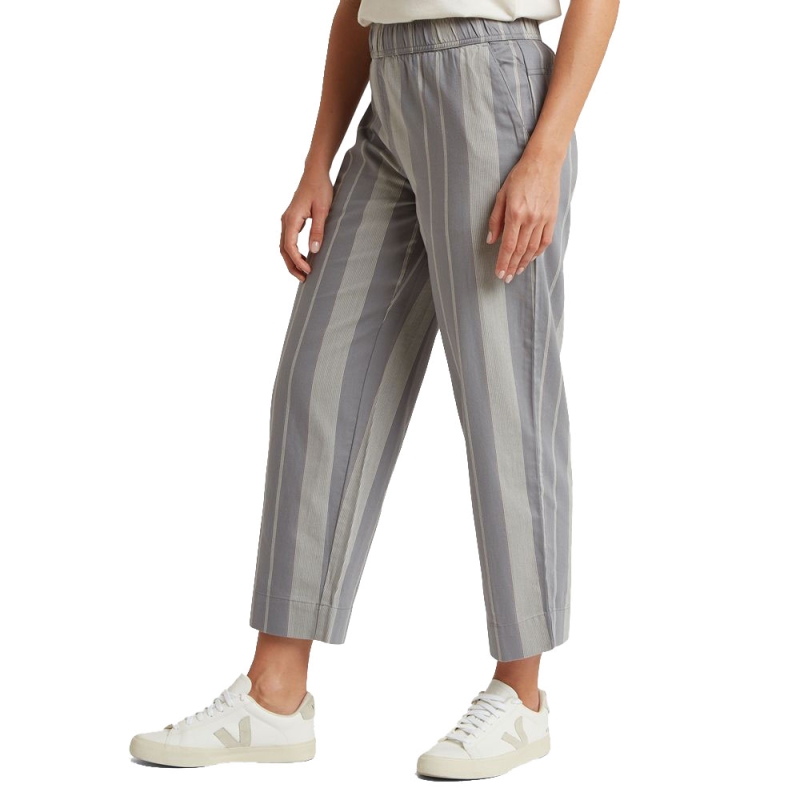 Sherpa Palmo Ankle Pull On Pant Women's Stormy Stripe