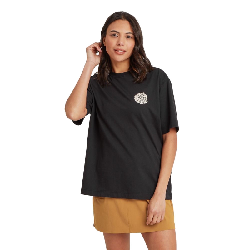 Sherpa Tarcho Marigold Tee Women's Black