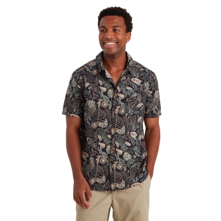 Sherpa Balun SS Shirt Black Tropical
