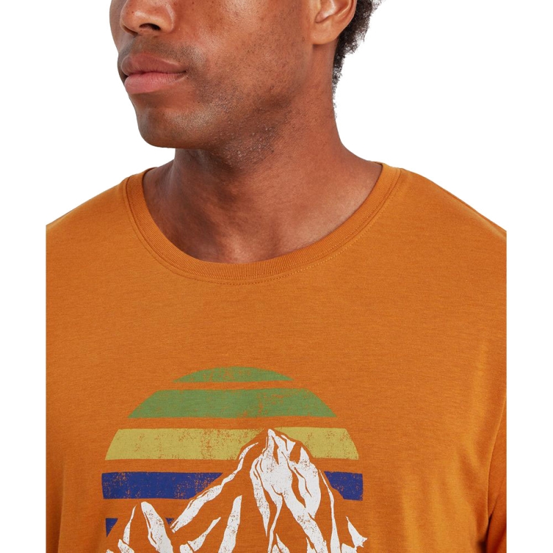 Sherpa Bali Retro Sunset Tee Masala