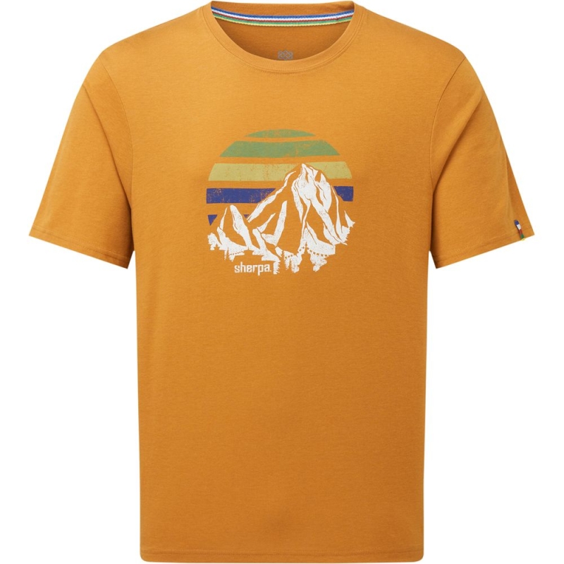 Sherpa Bali Retro Sunset Tee Masala