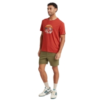 Sherpa Bali Retro Sunset Tee Rust