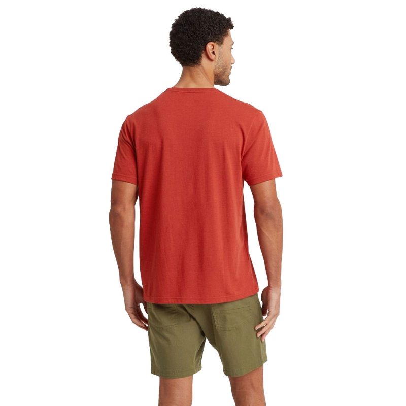 Sherpa Bali Retro Sunset Tee Rust