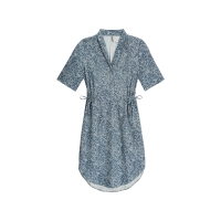 Royal Robbins Spotless Traveler Dress S/S Women's Deep Blue Briar Pt