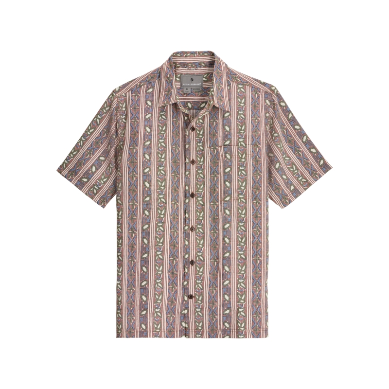 Royal Robbins Camino Pucker S/S Mahogany Botanist Pt