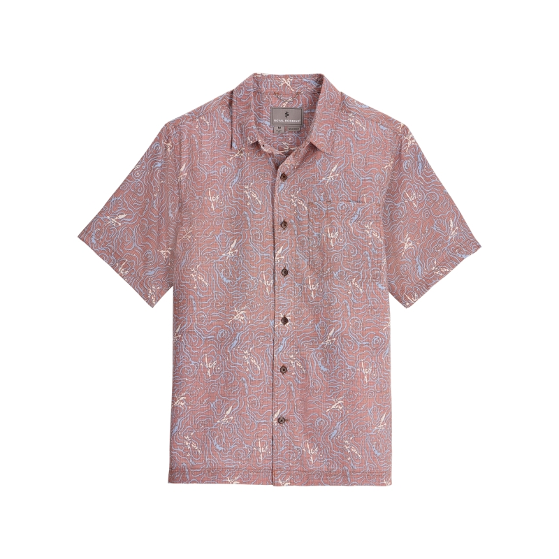 Royal Robbins Camino Pucker S/S Mahogany Kayaker Pt