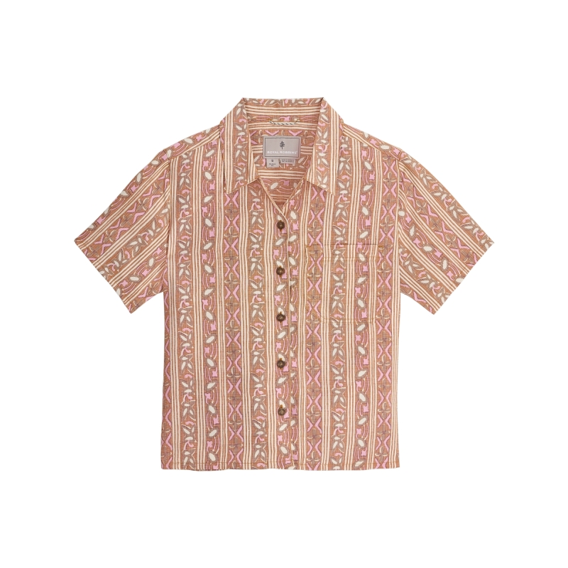Royal Robbins Camino Pucker S/S Women's Topaz Botanist Pt