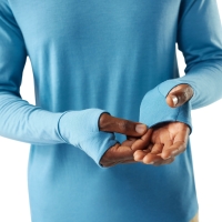 Smartwool Merino Sun Hoodie Active Mineral Blue