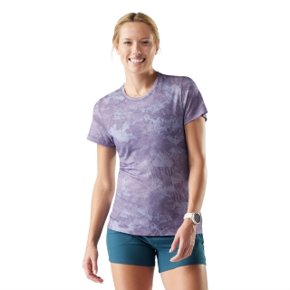 Smartwool Merino Short Sleeve Tee Boxed Everyday Women's Purple Storm Mountain
