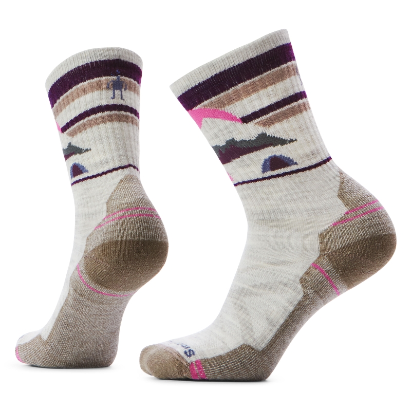 Smartwool Hike Light Cushion Mountain Moon Hike Women's Ash