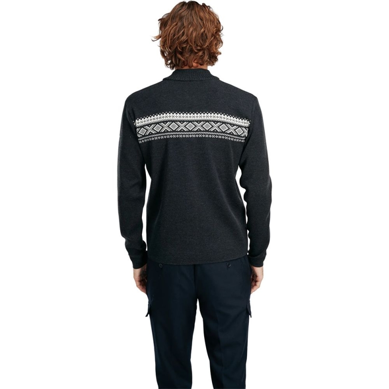 Dale Dalestølen Masc Jacket Darkcharcoal Offwhite