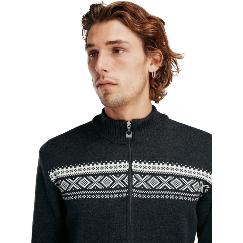 Dale Dalestølen Masc Jacket Darkcharcoal Offwhite
