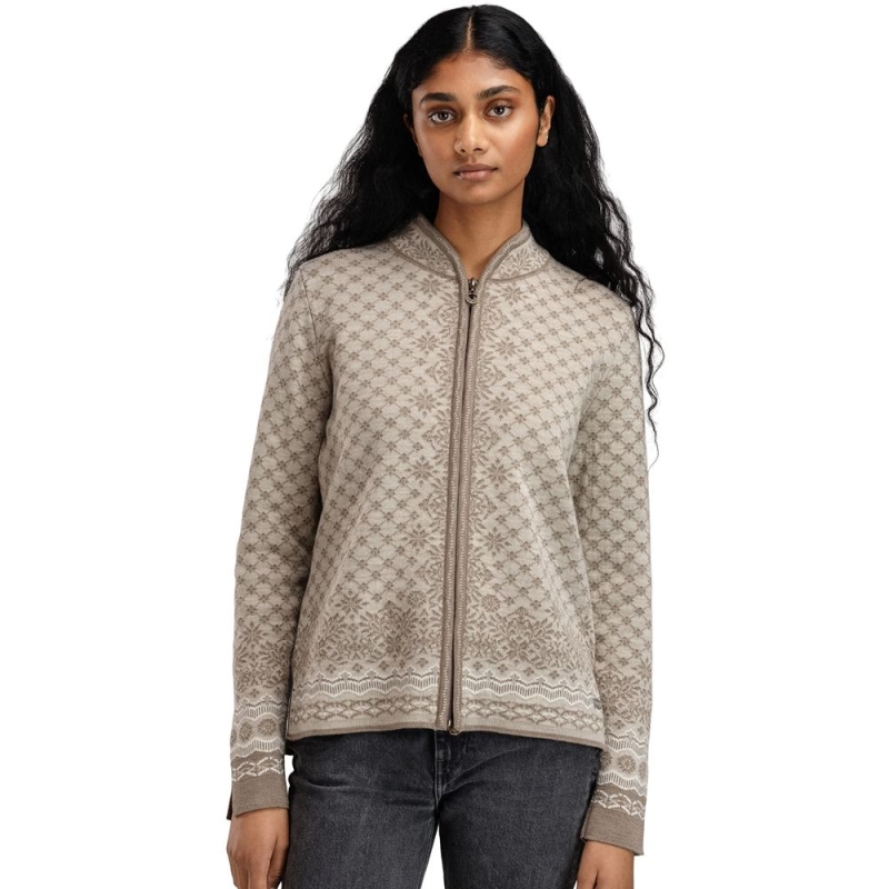 Dale Solfrid Jacket Women's Mountainstone Sand Offwhite