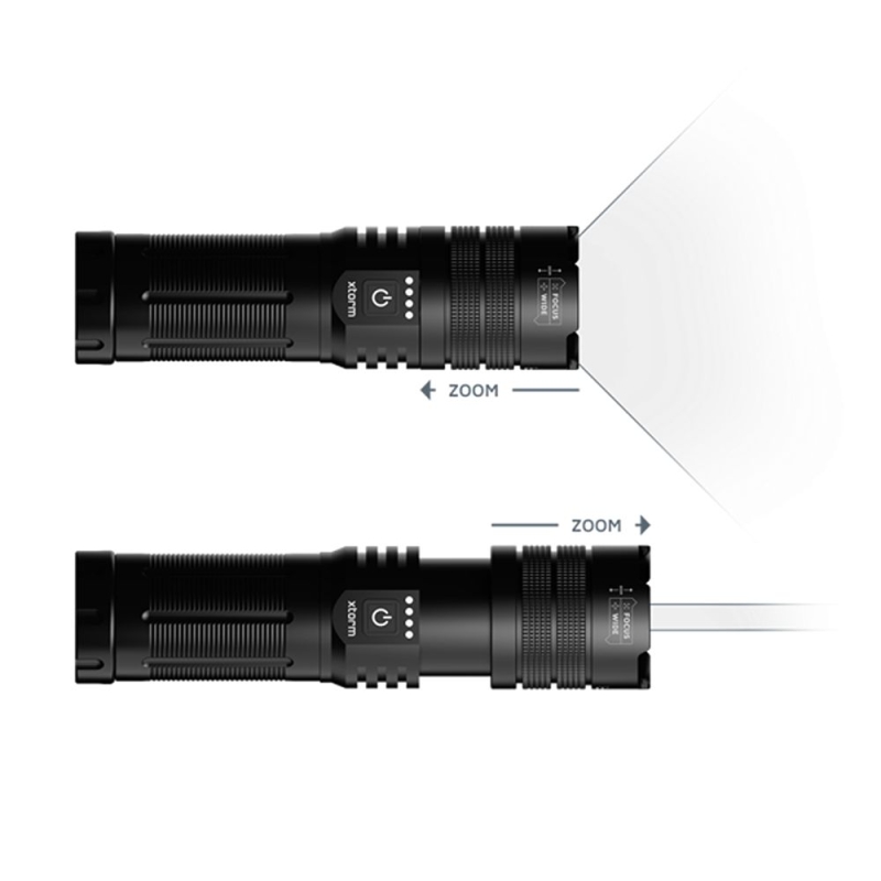 Xtorm Flashlight Powerbank 10.500 mAh Black