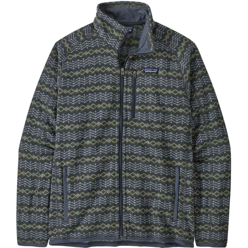 Patagonia Better Sweater Jkt Woven Together: Smolder Blue